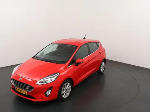 Ford Fiesta EcoBoost Hybrid 125 pk Titanium | Clima | Cruise | Parkeersensoren | Groot scherm | 17-i