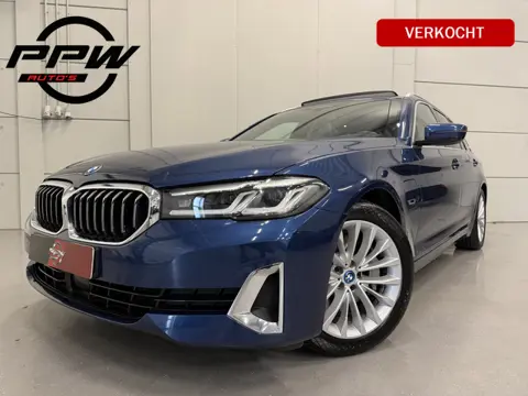 BMW 5 Serie Touring 530e xDrive High Exe PANO/TREKHAAK/H&K/SOH 91%/HEAD-UP/ADAPTIVE-ONDERSTEL/18"/36