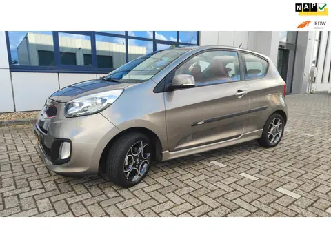 Kia Picanto 1.0 CVVT ISG Design Edition lederen bekleding