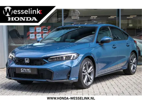 Honda Civic 2.0 e:HEV Advance - Cons. prijs rijklaar | Schuifdak | Navi | Leder