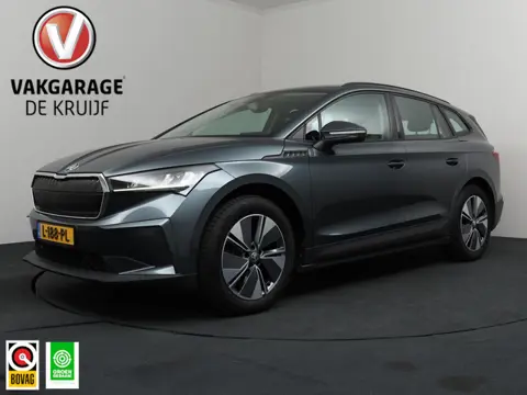 Skoda Enyaq iV 60 SOH 93.1% Trekhaak Stoel Stuurverwarming Camera Halfleer comfort stoelen