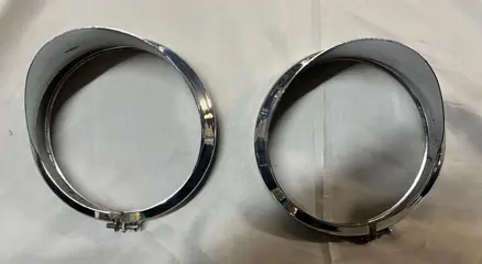 Harley passinglights chroom wimperringen 4 1/2"