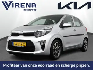Kia Picanto 1.2 CVVT DynamicPlusLine - Automaat - Navigatie - Airco - Lichtmetalen Velgen - Rubberen