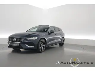 Volvo V60 2.0 T6 Plug-in hybrid AWD Plus Dark | Pano | HUD | Memory Seats | 360cam | 19'' | Leder | 