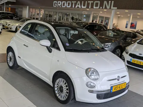 Fiat 500 1.2 Lounge Panoramadak, Airco, Stuurbekrachtiging