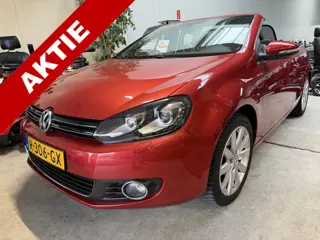 Volkswagen Golf Cabriolet 1.4 TSI Strakke cabrio, trekhaak, elektr. kap. Xenon