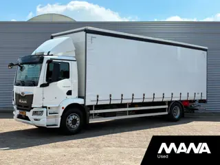 MAN TGM 18.250 4x2 CH BL Schuifzeil Onderlaadklep 2500kg Camera