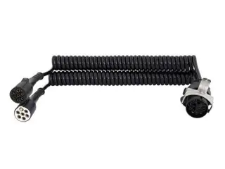 Unbranded Adapter cable HM 15-pin to 2x 7-pin N/S plastic 24V 15-Polig spiraallabel trekker-oplegger