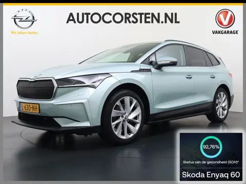 Škoda Enyaq iV 60 First Edition SOH 92% 3-Zone Ecc Adap.Cruise Stoel+Stuurverwarming Elek.Stoel+Memo