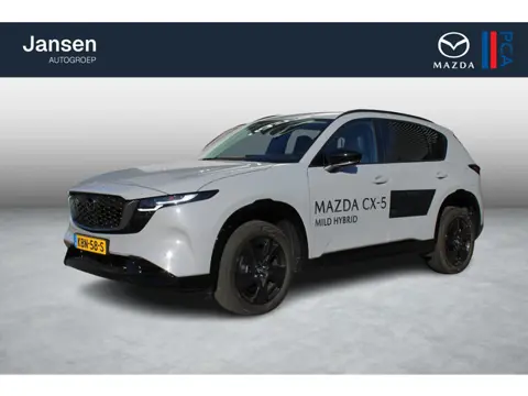 Mazda CX-5 2.5 E-SKYACTIV G 141 M HYBRID Homura , Demovoordeel € 1.000-, Leder, Adap.Cruise, Navi, A
