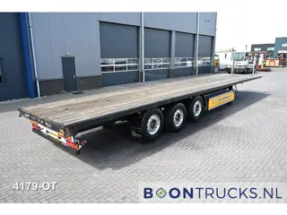 Groenewegen DRO-14-27 FLATBED | 2x LIFT AXLE * HARDWOOD FLOOR * NL TRAILER * APK 10-2026