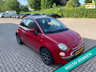 Fiat 500 C 0.9 TwinAir 86pk Airco Leder PDC Zuinig Geen import
