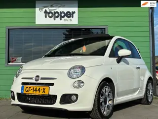 Fiat 500 C 0.9 TwinAir 500S|Cabrio|Sport|Airco|LM-Velgen|Elektr.ramen|