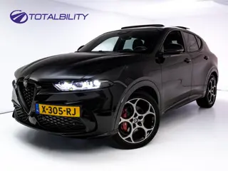 Alfa Romeo Tonale 1.5T Hybrid Veloce | Leer | Panoramadak | Elec. achterklep | Afn. trekhaak | Adap.