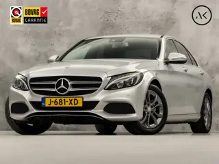 Mercedes-Benz C-Klasse 180 Sport 156Pk Automaat (NAVIGATIE, LEDER, SFEERVERLICHTING, GETINT GLAS, ST