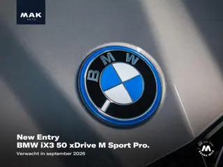 BMW iX3 50 xDrive M Sport Pro , pano, tr.haak, H/K, 22", HUD, ACC, privacy