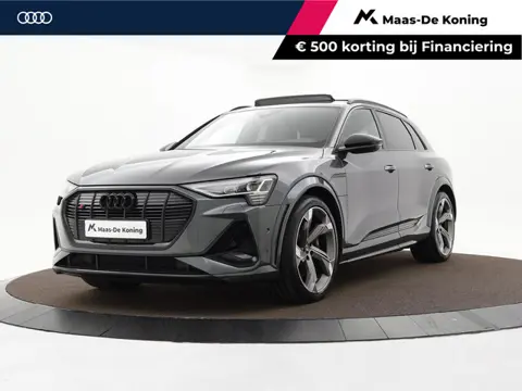 Audi e-tron S quattro 95 kWh 503pk · SOH 98,5% · Panoramadak · Luchtvering · Camera · Leder Valcona 