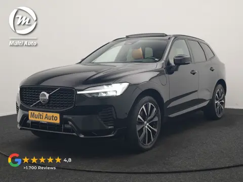 Volvo XC60 T8 AWD Ultimate Dark LONG RANGE PHEV 455pk Dealer O.H. | Trekhaak Af Fabriek | Panodak | 