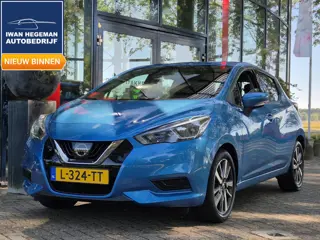Nissan Micra 1.0 | Navigatie via Apple Carplay | Airconditioning | Cruise Control | Licht metalen ve