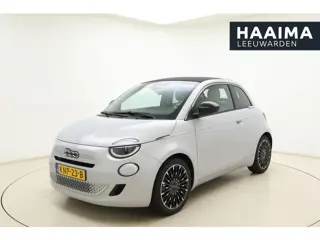 Fiat 500 1.0 Hybrid La Prima Cabrio | DEMO | Lederen bekleding | Camera | 8 Jaar speciale garantie |