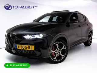Alfa Romeo Tonale 1.5T Hybrid Veloce | Leer | Panoramadak | Elec. achterklep | Afn. trekhaak | Adap.