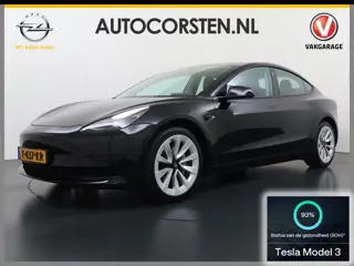 Tesla Model 3 Standard RWD Plus 60kWh Warmtepomp LFP-Accu SOH 93% AMD Ryzen™ ­Stuur+Stoelverwarming 