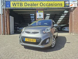 Kia Picanto 1.0 CVVT, 5-deurs, Media scherm, Airco, 1e Eig, Dealer onderhouden, nw. APK, 5-deurs, Bl