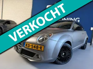 Alfa Romeo MiTo 0.9 TwinAir Racer,kleur; mat grijs,bj.2016,NAP met 152.871 km. APK tot 11-2026.