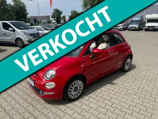 Fiat 500 1.2 Lounge SCHUIF/KANTELDAK NAVI (BOVAG/RIJKLAARPRIJS)