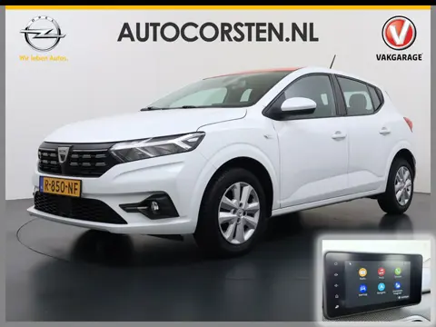 Dacia Sandero 1.0TCe 92PK 5Drs Navi Airco Apple Carplay Android Auto Cruise Control Bluetooth Pdc Co