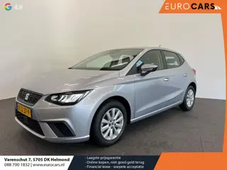 SEAT Ibiza 1.0 TSI 110 pk DSG Urban Silver Full LED Navi 9,2 inch CarPlay Climatronic PDC Cruise Lan