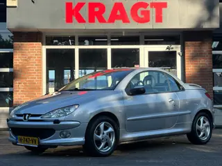 Peugeot 206 CC 1.6-16V|Cabrio|airco|cruise|lederen bekleding|stoelverwarming|bluetooth|elektrische r