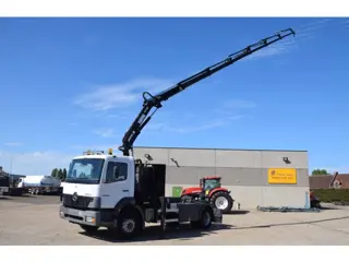 Mercedes-Benz Atego 1823 +Hooklift + MKG crane - 6x hydraulic