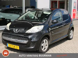 Peugeot 107 1.0-12V Black & Silver Airconditioning, Complete onderhoudshistorie, Leer/Alcantara bekl