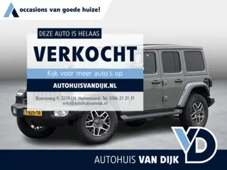 Jeep Wrangler Unlimited 4xe 380 Sahara | NL-auto/Elektr.Vouwdak/Leder/Adapt.Cruise/Keyless
