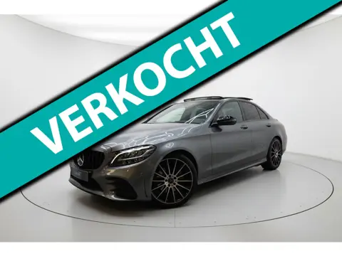 Mercedes-Benz C-klasse 200 AMG PANO NIGHT 360 LEER WIDESCR