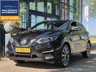 Nissan Qashqai 1.3 DIG-T Tekna + AUTOMAAT | Panoramadak | Trekhaak | Leer | Navigatie | Cruise Contr