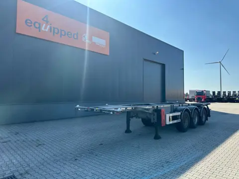 Van Hool 3-ASSIGE OPLEGGER 20FT/30FT ADR CHASSIS / galvanized / BPW DRUM / ADR (EX/II, EX/III, FL, A