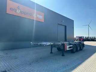 Van Hool 3-ASSIGE OPLEGGER 20FT/30FT ADR CHASSIS / galvanized / BPW DRUM / ADR (EX/II, EX/III, FL, A