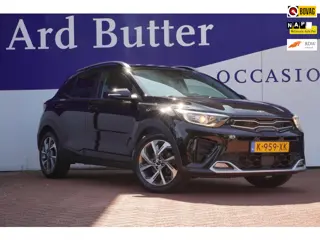 Kia Stonic 1.0 T-GDi MHEV GT-Line+Led+Leder+ecc+camera+Breed-Navigatie+Stoel&Stuur-verw = SUPER !!