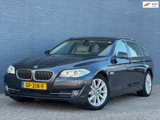 BMW 5-serie Touring 520d High Executive|6BAK|LEDER|NAVI|VOL ONDERHOUDEN