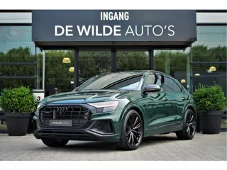 Audi Q8 55 TFSI e quattro S-line Competition GoodwoodGreen RS-seats Carbon Pano B&O Head-up