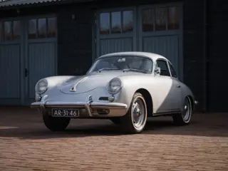 PORSCHE 356 B Coupe - Silver Metallic 
