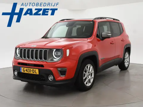 Jeep Renegade 1.0T LIMITED + PANORAMA | TREKHAAK | LEDER | ADAPTIVE CRUISE | STOEL/STUURVERW. | LED