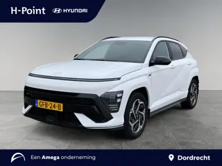 Hyundai Kona N Line 1.6 GDI HEV 140pk | TREKHAAK | ALCANTARA | BLIND SPOT + 360° CAMERA | STOELVERW.