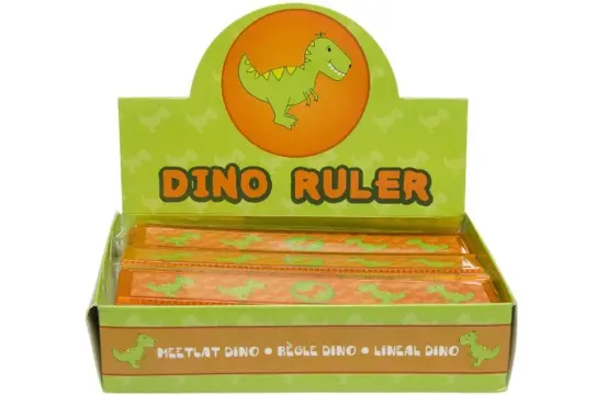 PARTIJ MEETLAT DINO, PRINSES EN ZEEMEERMIN 15CM IN DISPLAY