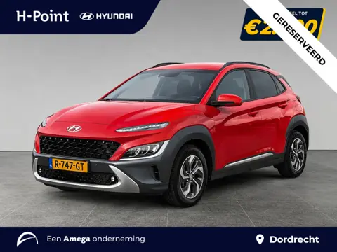 Hyundai Kona Premium 1.6 GDI HEV 140pk | TREKHAAK | LEDER | NAVI | APPLE CARPLAY / ANDROID AUTO | HE