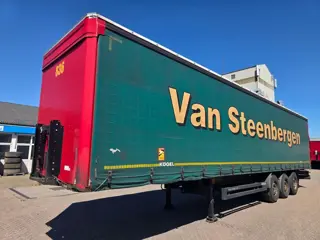 Kögel Mercedes - Disc Kögel 3-assige zeilen oplegger - Mercedes assen - Schijfremmen - Luchtvering -