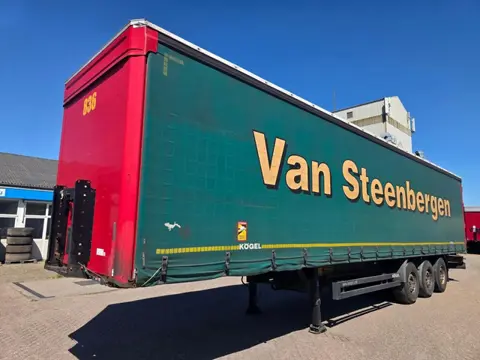 Kögel Mercedes - Disc Kögel 3-assige zeilen oplegger - Mercedes assen - Schijfremmen - Luchtvering -
