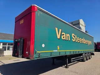 Kögel Mercedes - Disc Kögel 3-assige zeilen oplegger - Mercedes assen - Schijfremmen - Luchtvering -